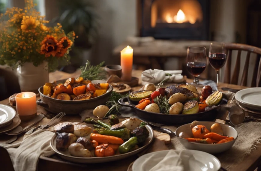 Seasonal Roasted Veggies and Protein for Cozy Dinners